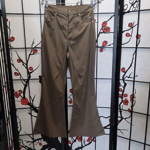 Rick Owens Strobe Bolan Flared Boot Cut Pants